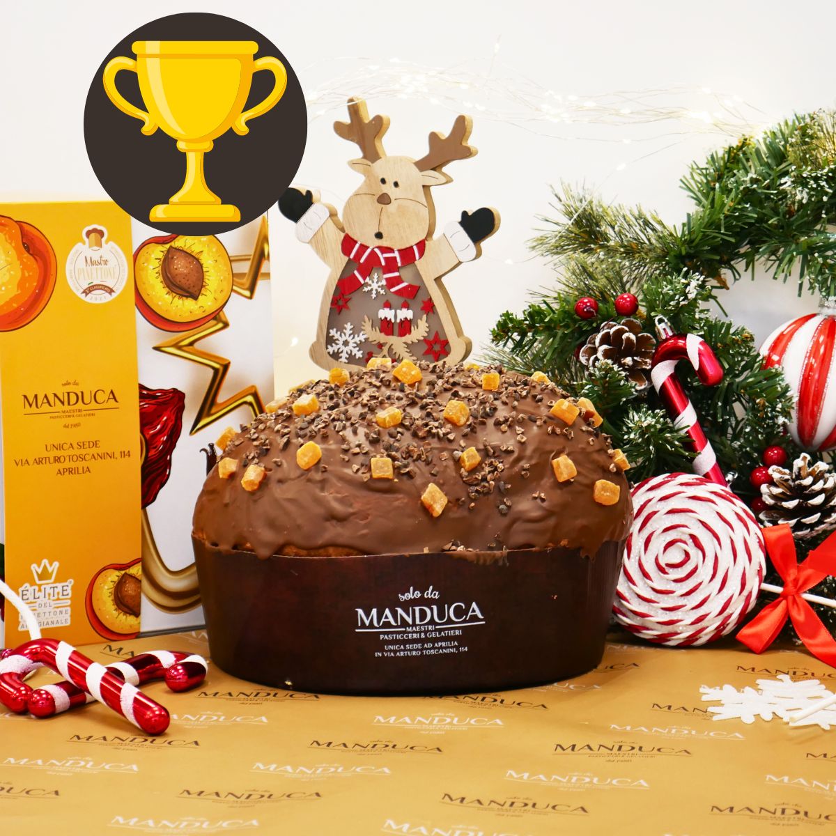 PANETTONE MANGO E CIOCCOLATO PREMIATO