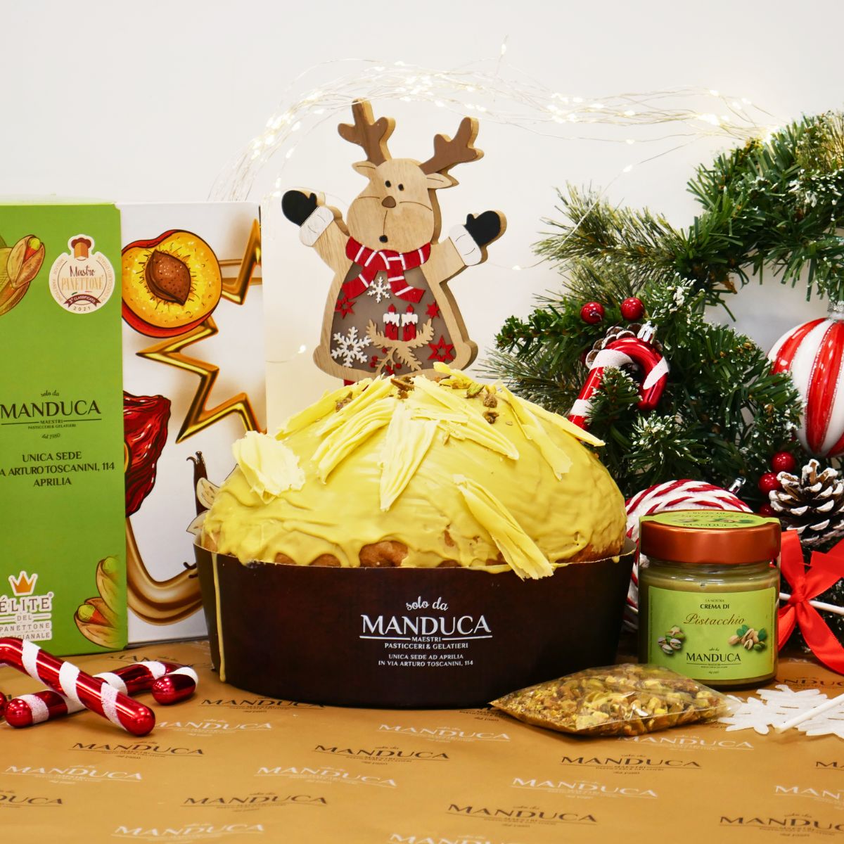 PANETTONE AL PISTACCHIO Solo da Manduca