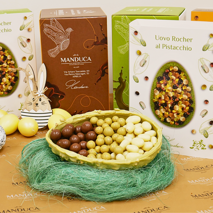 UOVO E DRAGÈES EASTER BOX PISTACCHIO